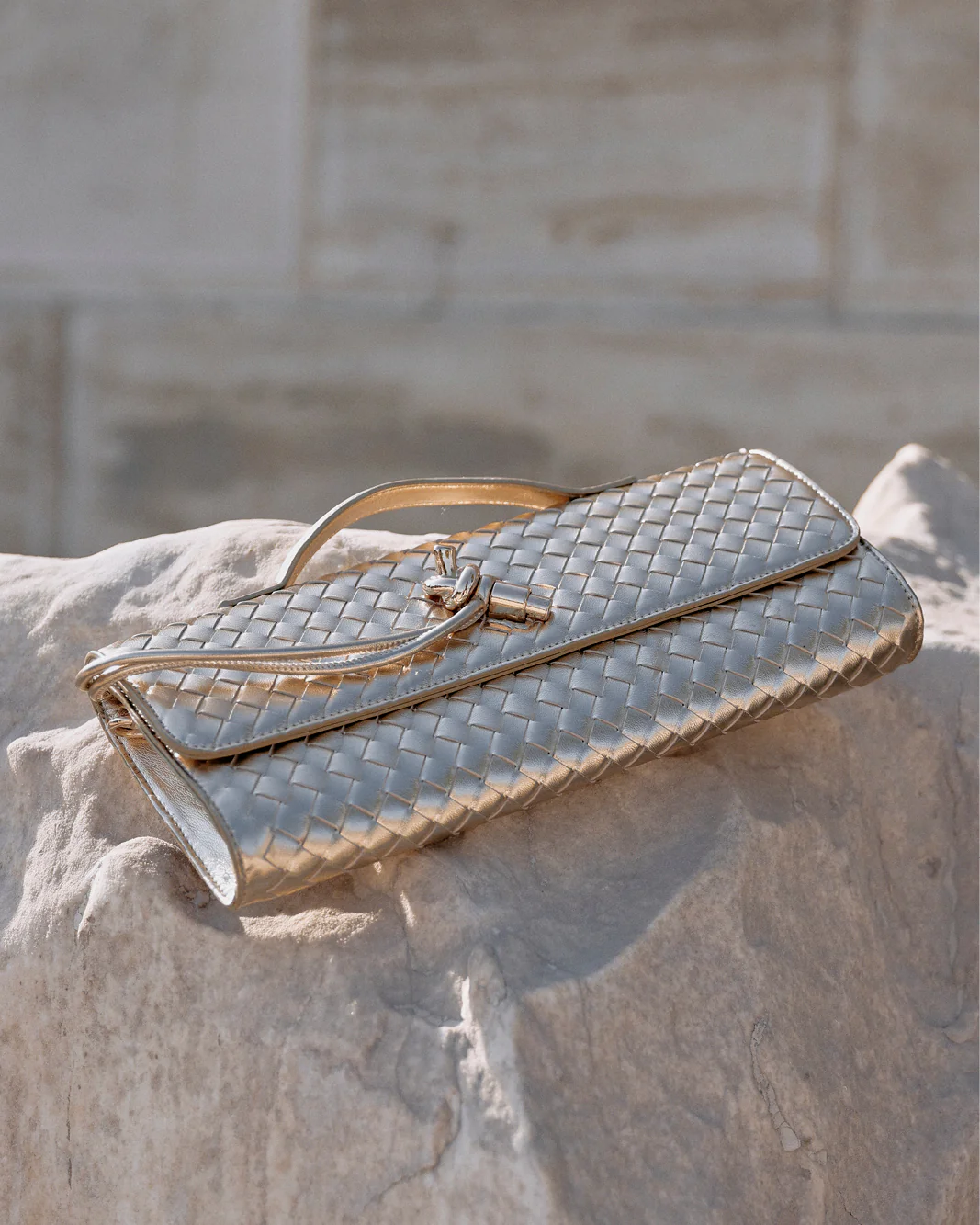 ALICE CLUTCH BAG - GOLD METALLIC - Image 3