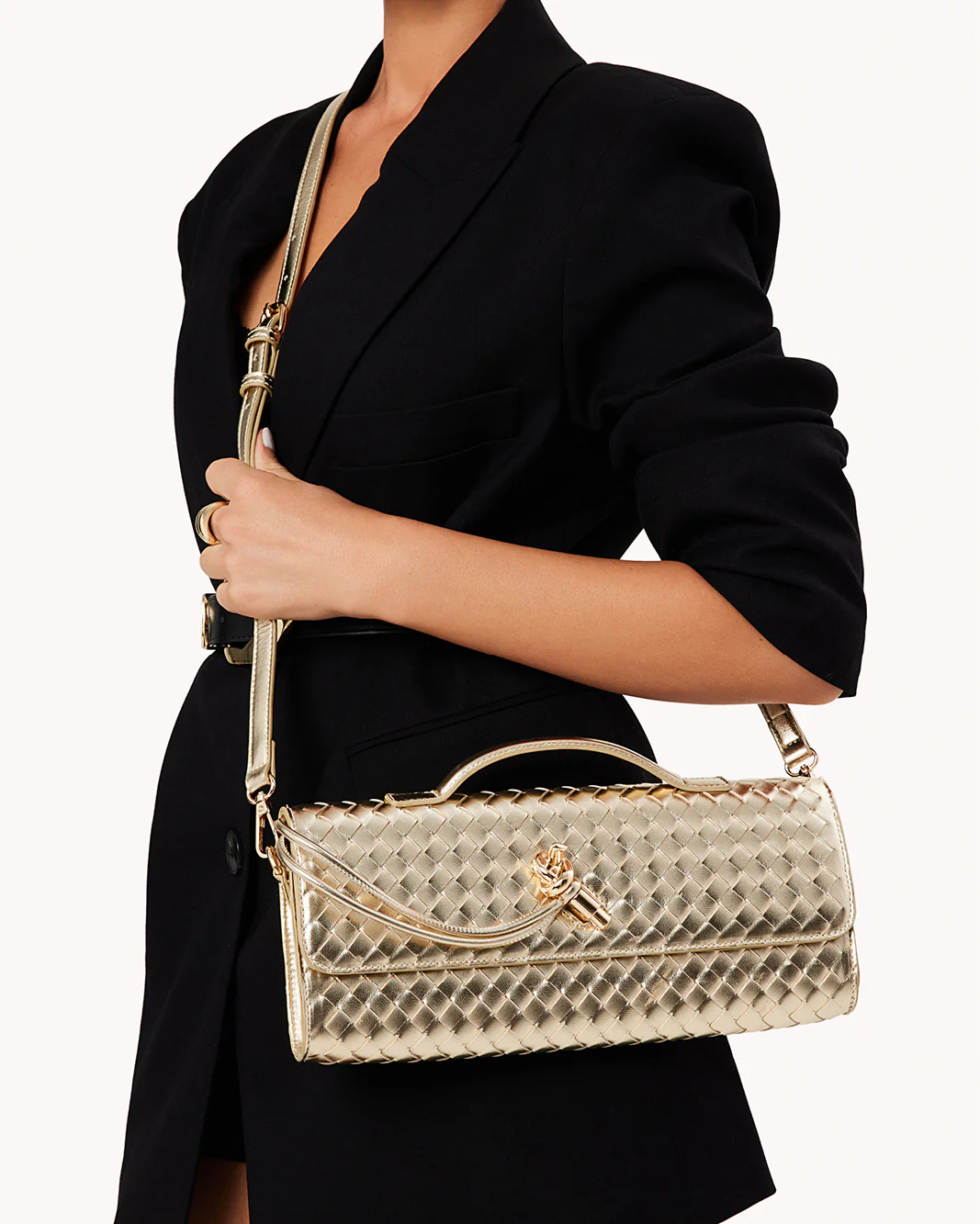 ALICE CLUTCH BAG - GOLD METALLIC - Image 6