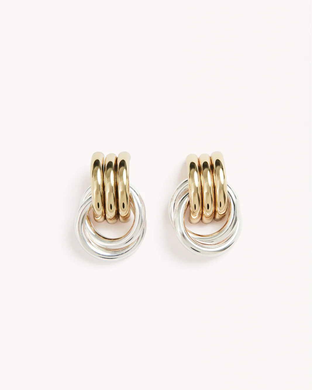 ANTHE EARRING - GOLD-SILVER - Image 2