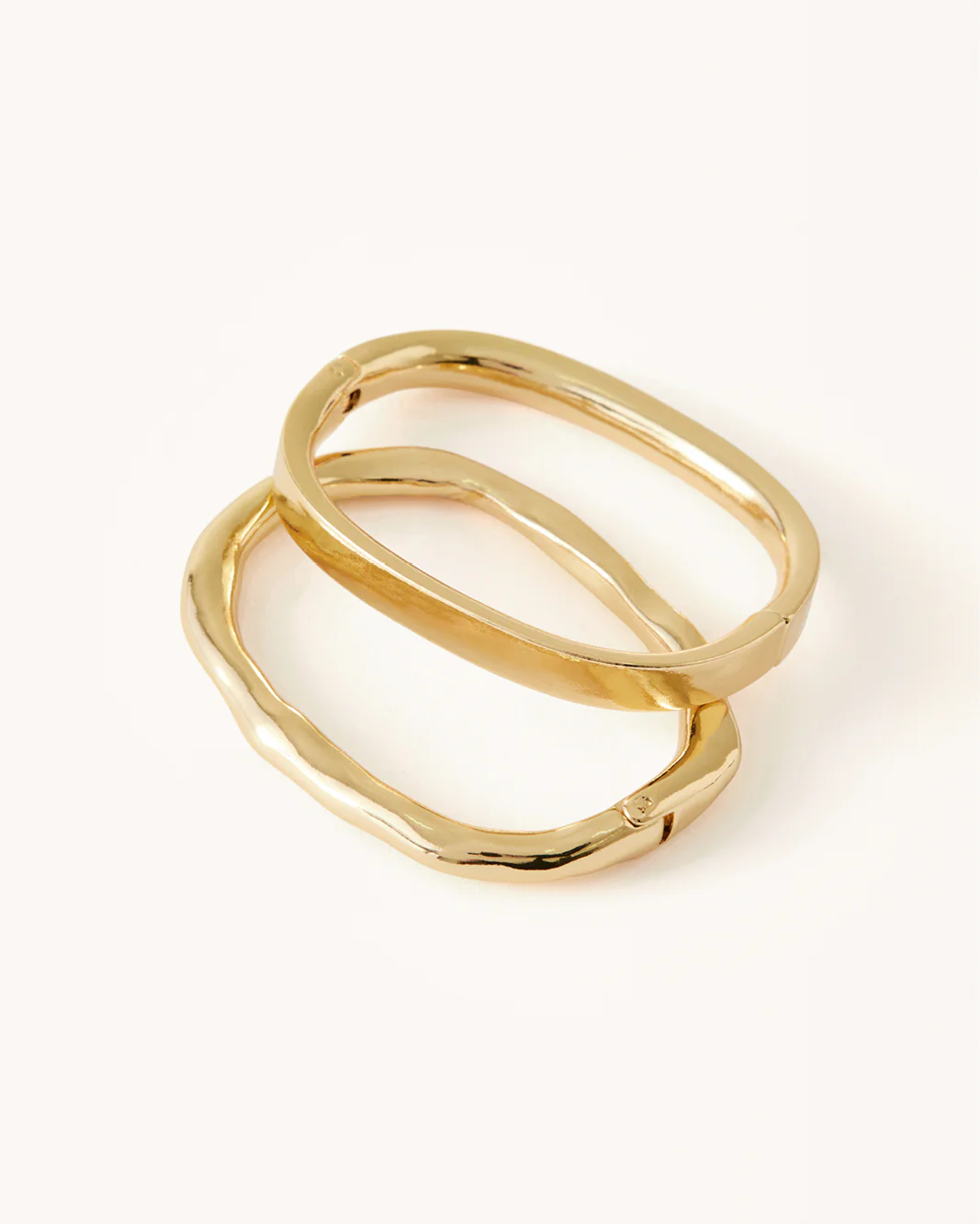 CARTER BANGLE 2 PACK - GOLD - Image 2
