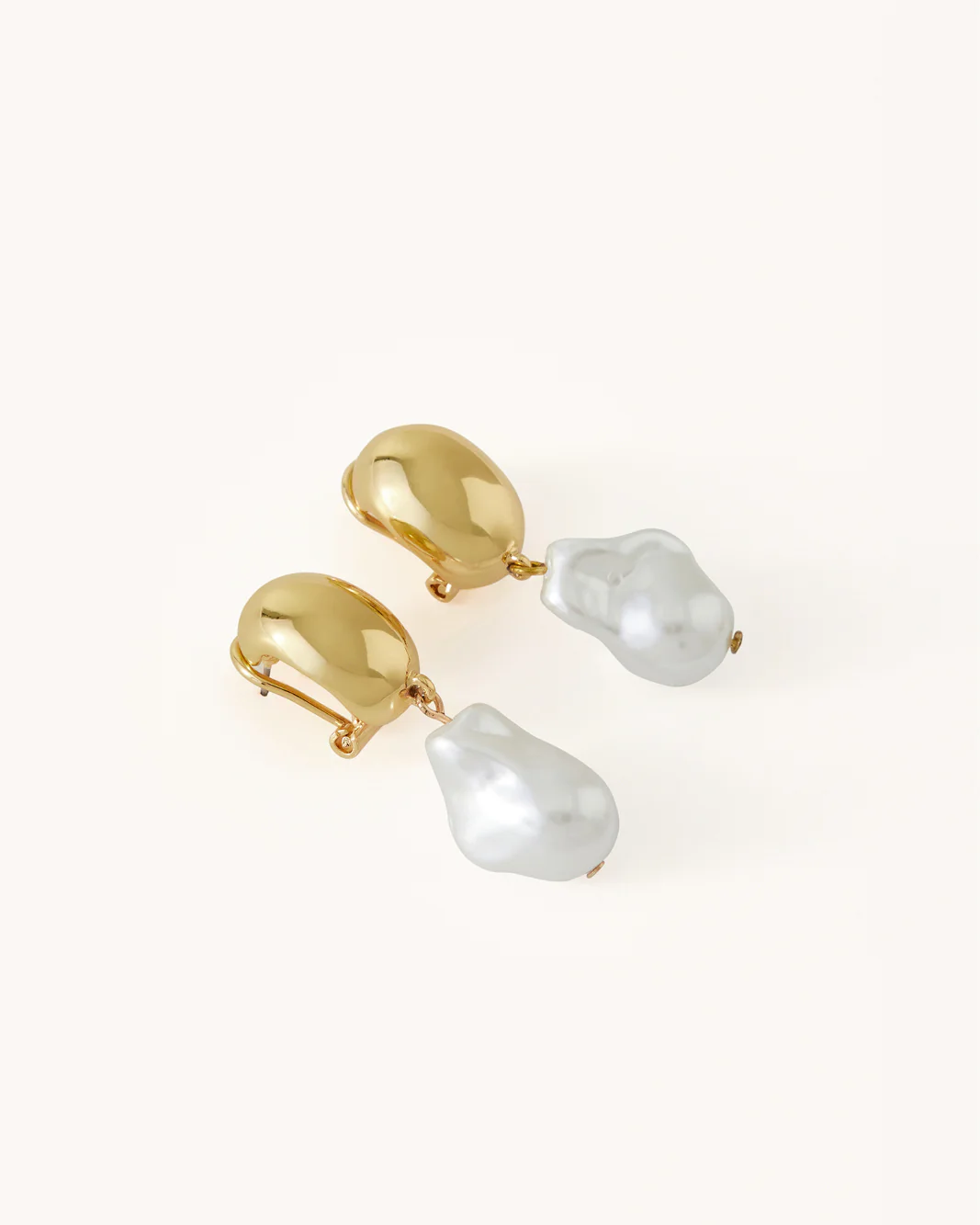 ELLE EARRING - GOLD-PEARL - Image 4