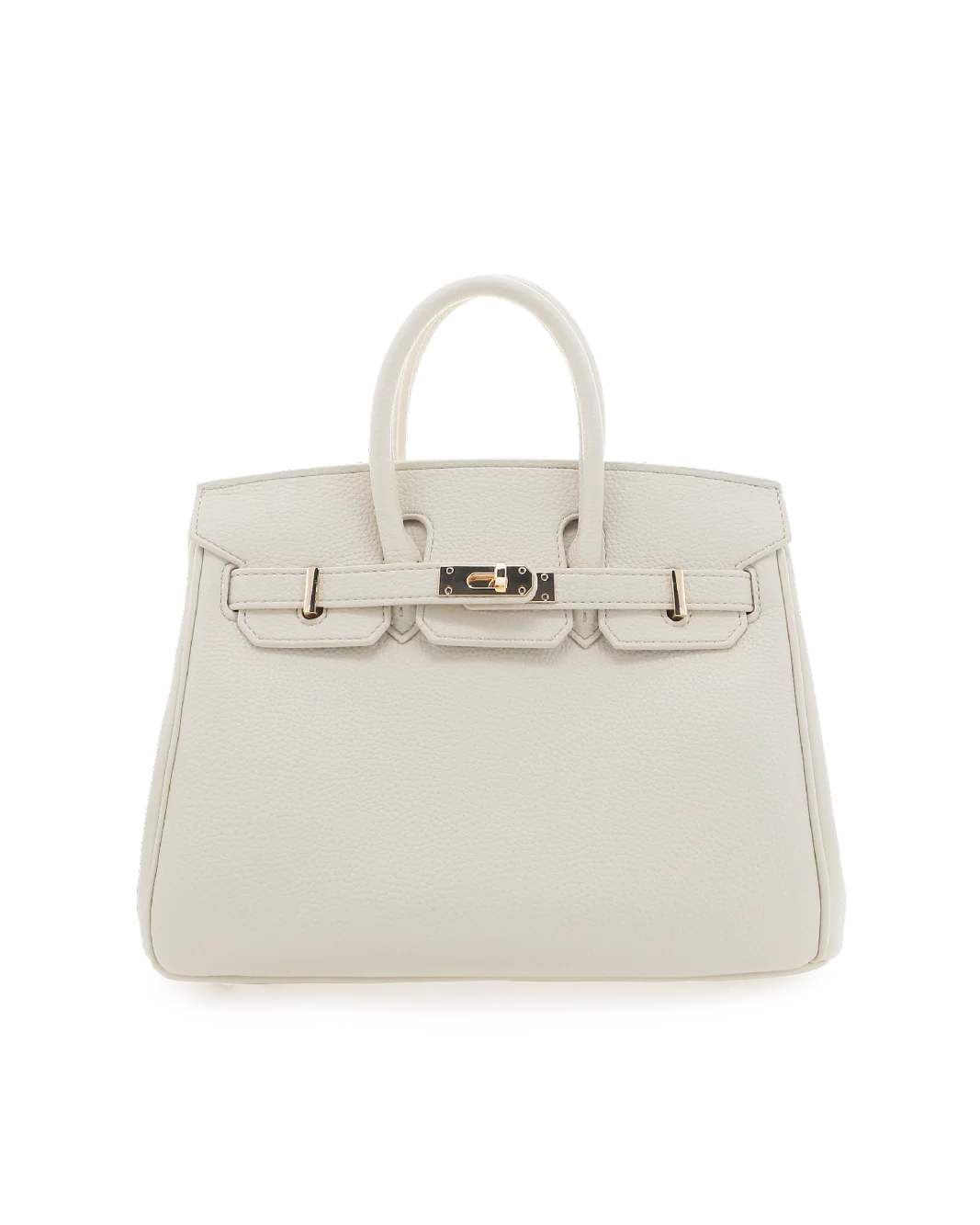HAMPTON HANDLE BAG - CREAM PEBBLE - Image 3