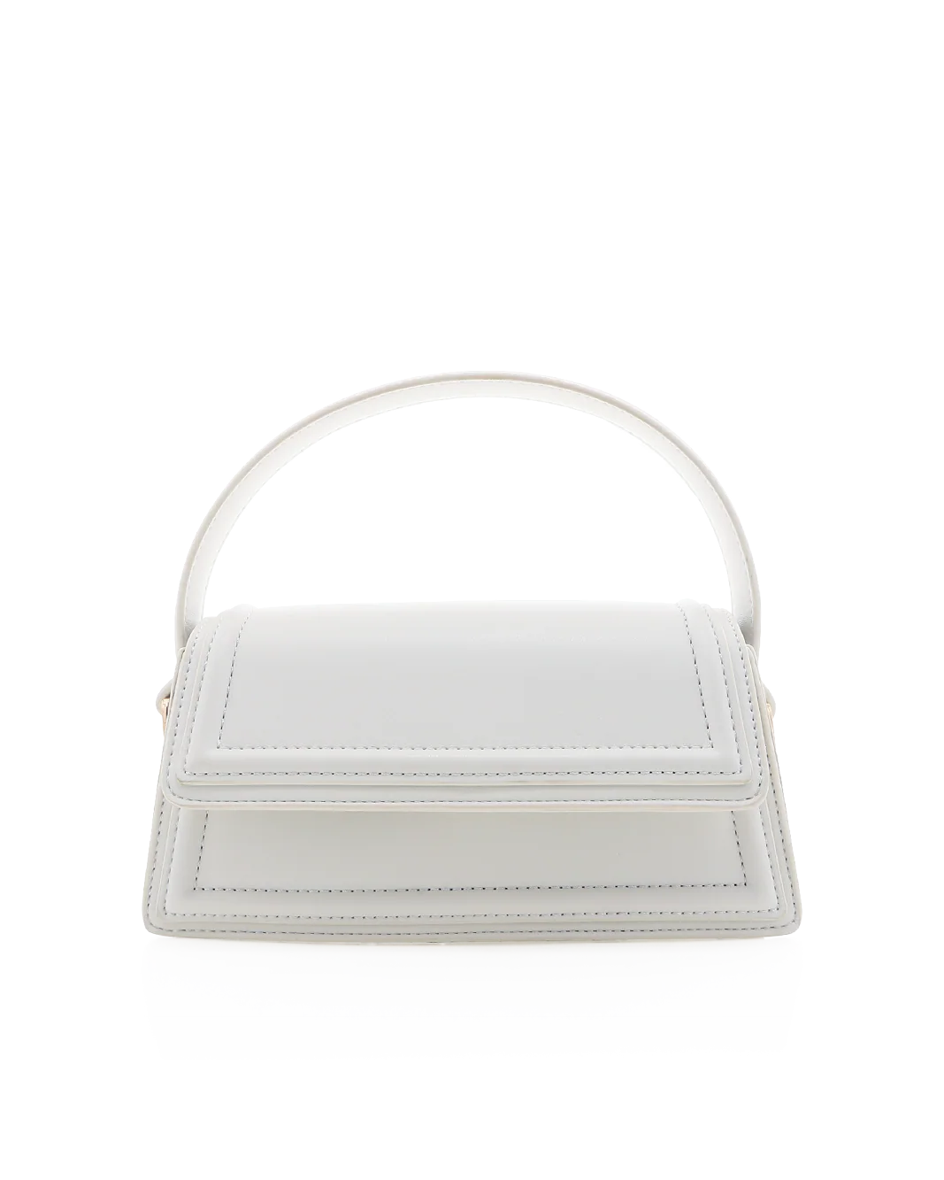 MARBLE HANDLE BAG - WHITE - Image 3