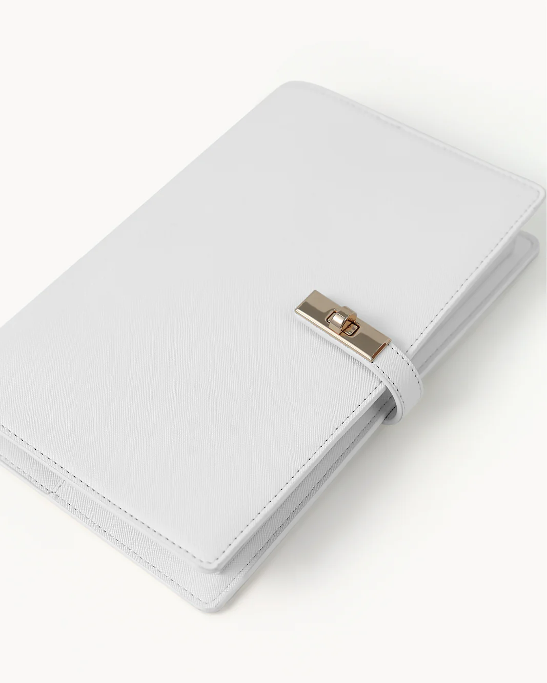 NOTEBOOK COVER - BONE SAFFIANO - Image 2