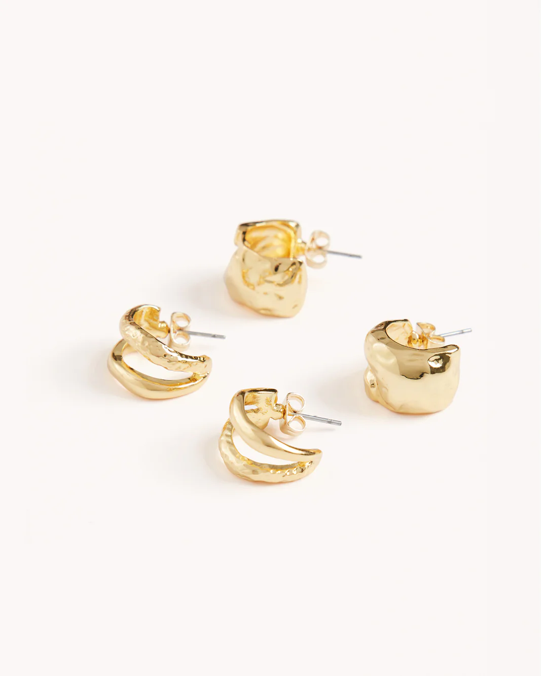 ROSIE EARRING 2 PACK - GOLD PLATED 18K - Image 2