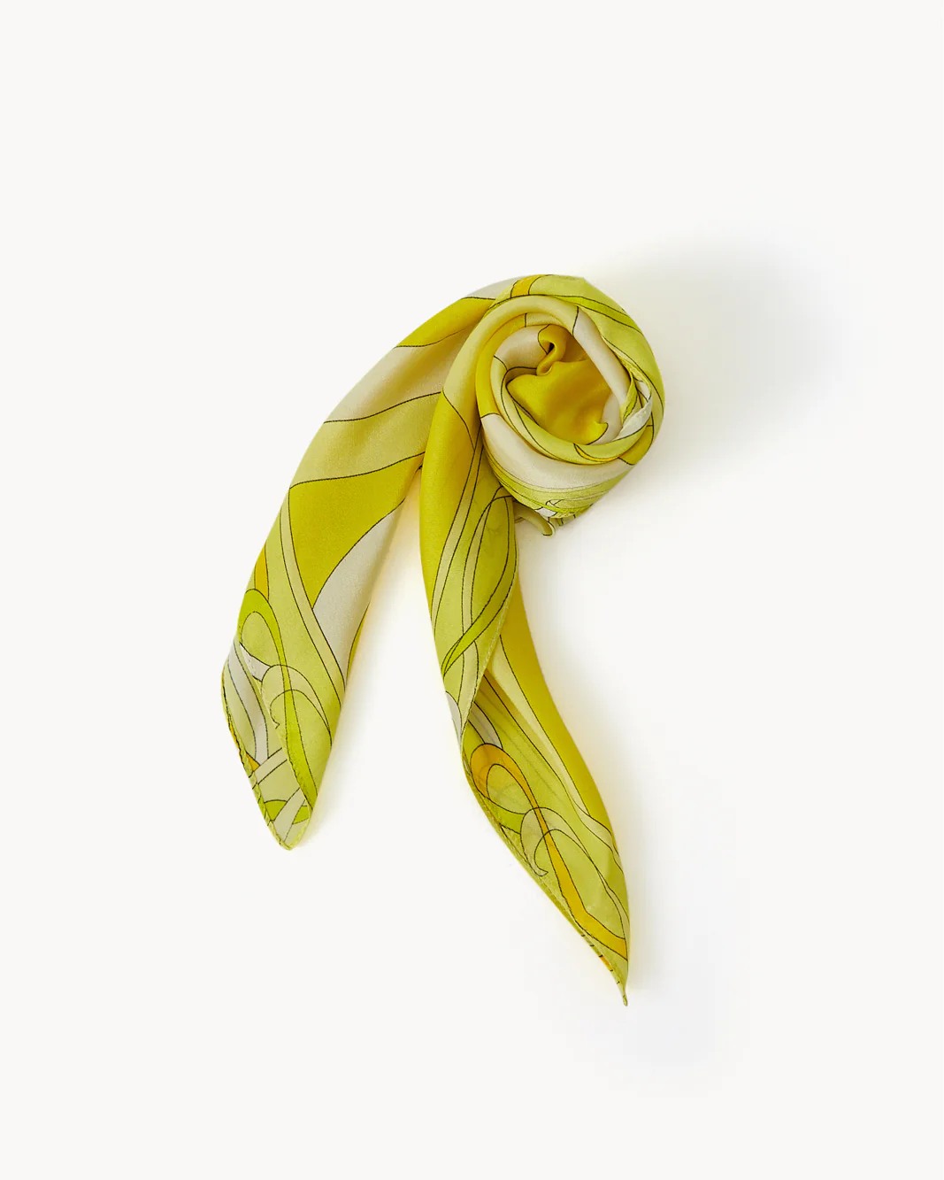 SOPHIA SILK SCARF - LIMONCELLO - Image 2